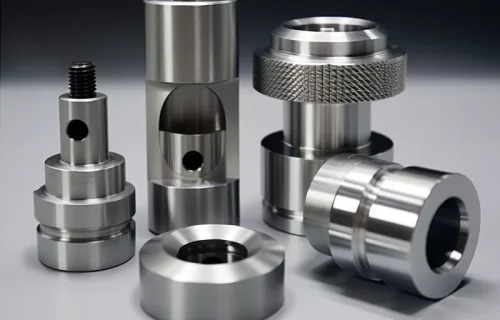 Precision CNC turned metal components