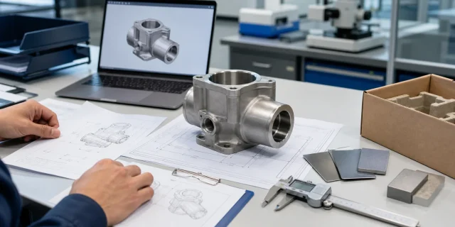 Precision machined metal part RFQ review at AMS Engineering Vietnam